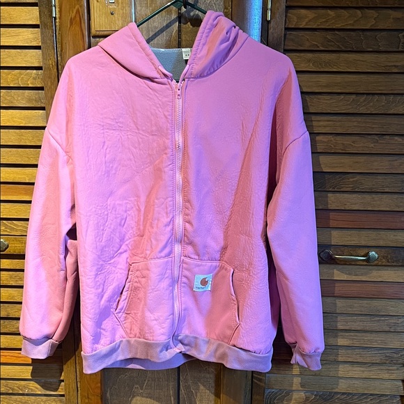 Carhartt Jackets & Blazers - Carhartt Light Pink Fleece Hoodie